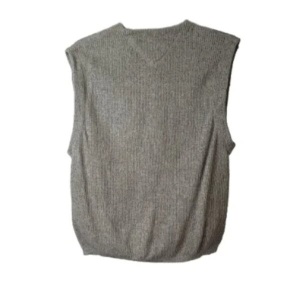 Tommy Hilfiger Men's Sweater Vest Vintage Button Front Knit Size L - Picture 5 of 10